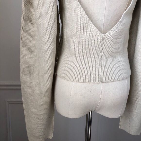 NWT Free People Saffron Open Back Sweater $128 S - Picture 9 of 14